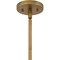Quoizel Piccolo Pendant Mini Pendant 1 Light Weathered Brass QPP6191WS - alternate 6